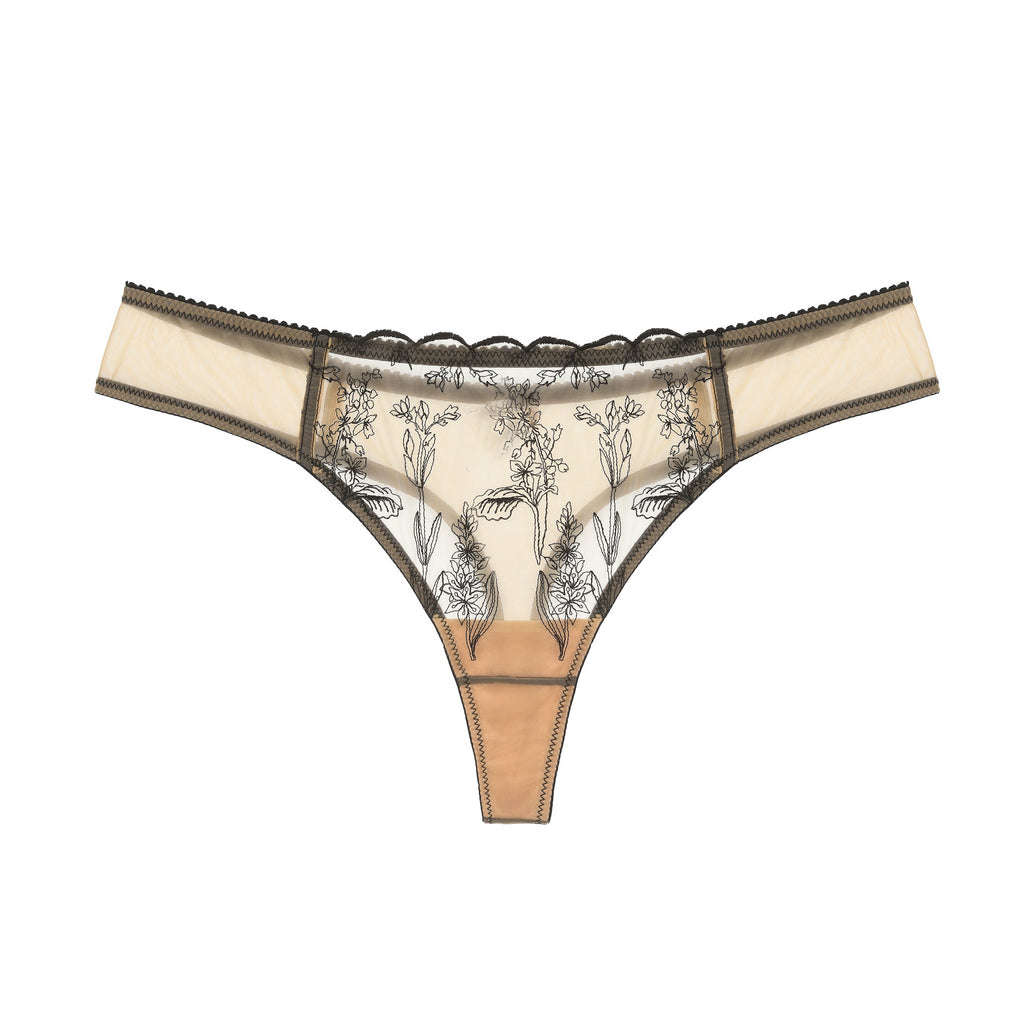Kim Thong in Floral Embroidery on Jelly Fabric