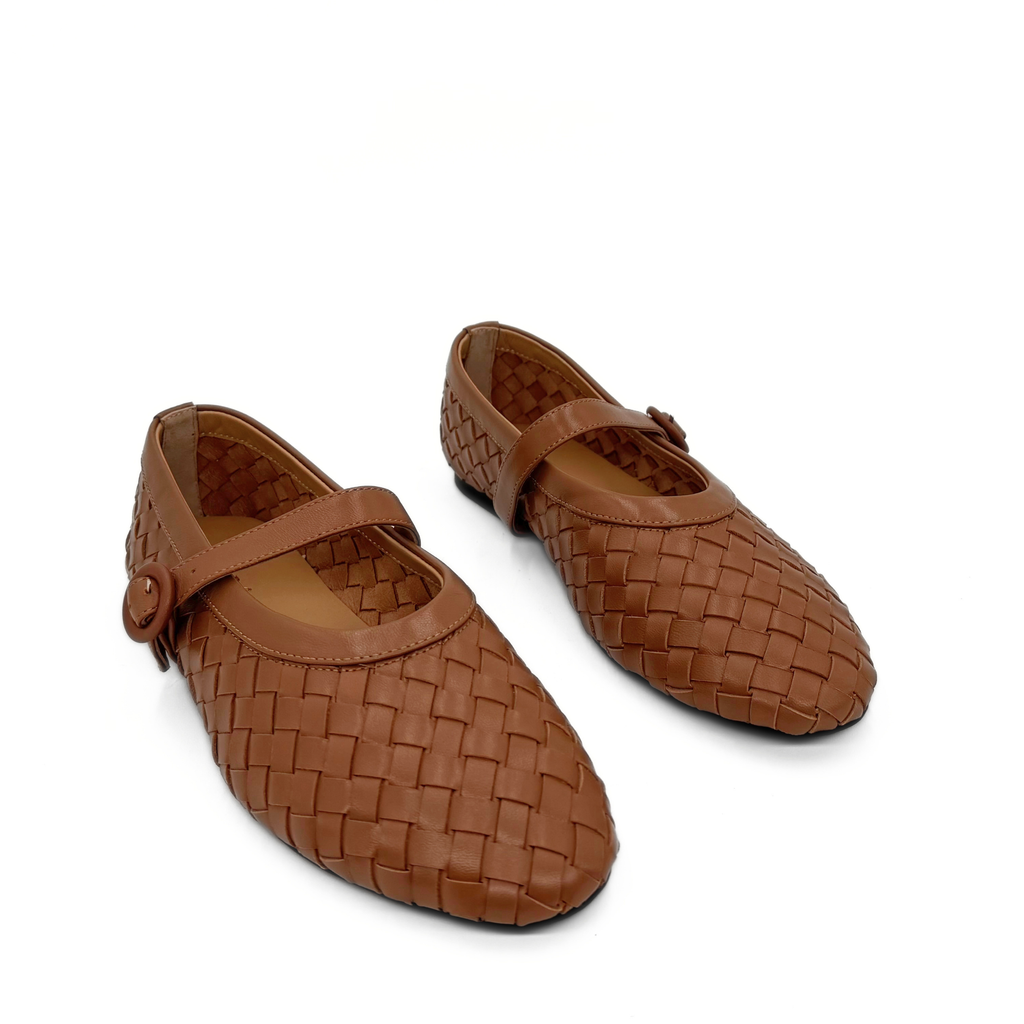 Rena Woven Mary Janes