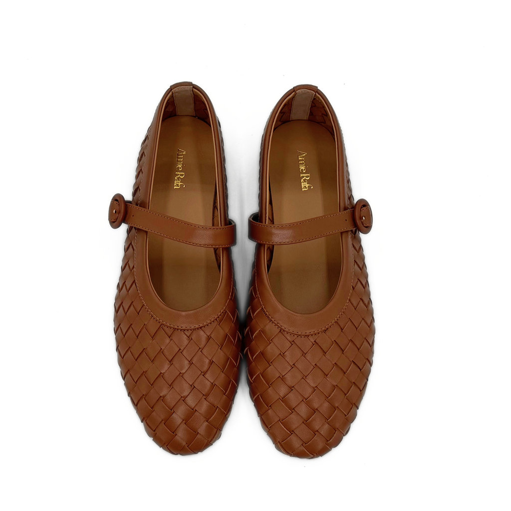 Rena Woven Mary Janes