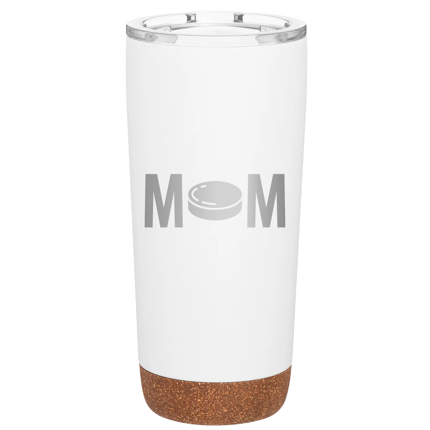 Mom Hockey 20 oz Tumbler | White