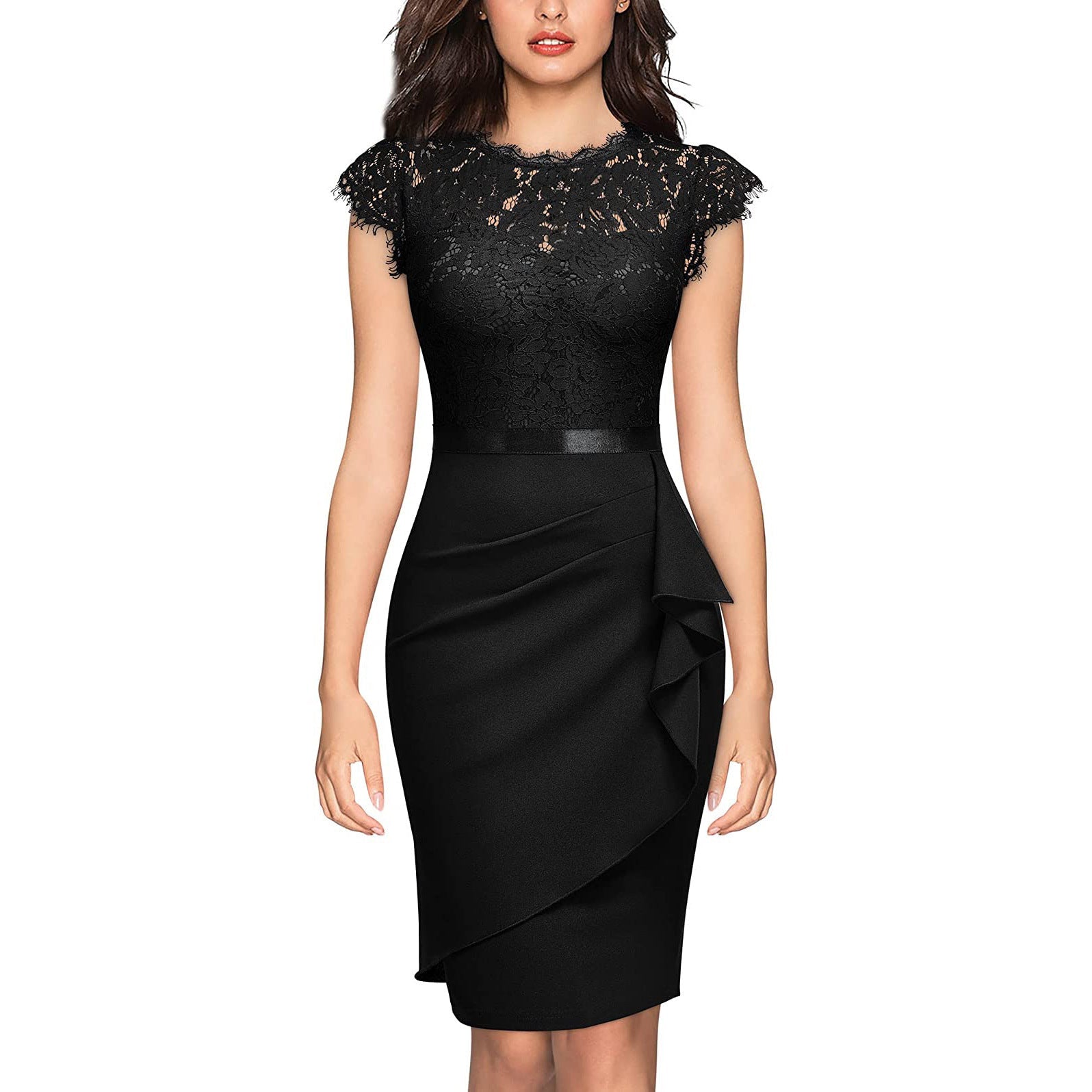 New Women's Bridesmaid Polyester Sheath Dress