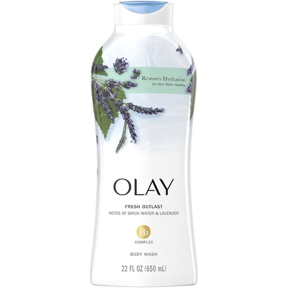 Olay Body Wash Birch Water and Lavender 22 Oz