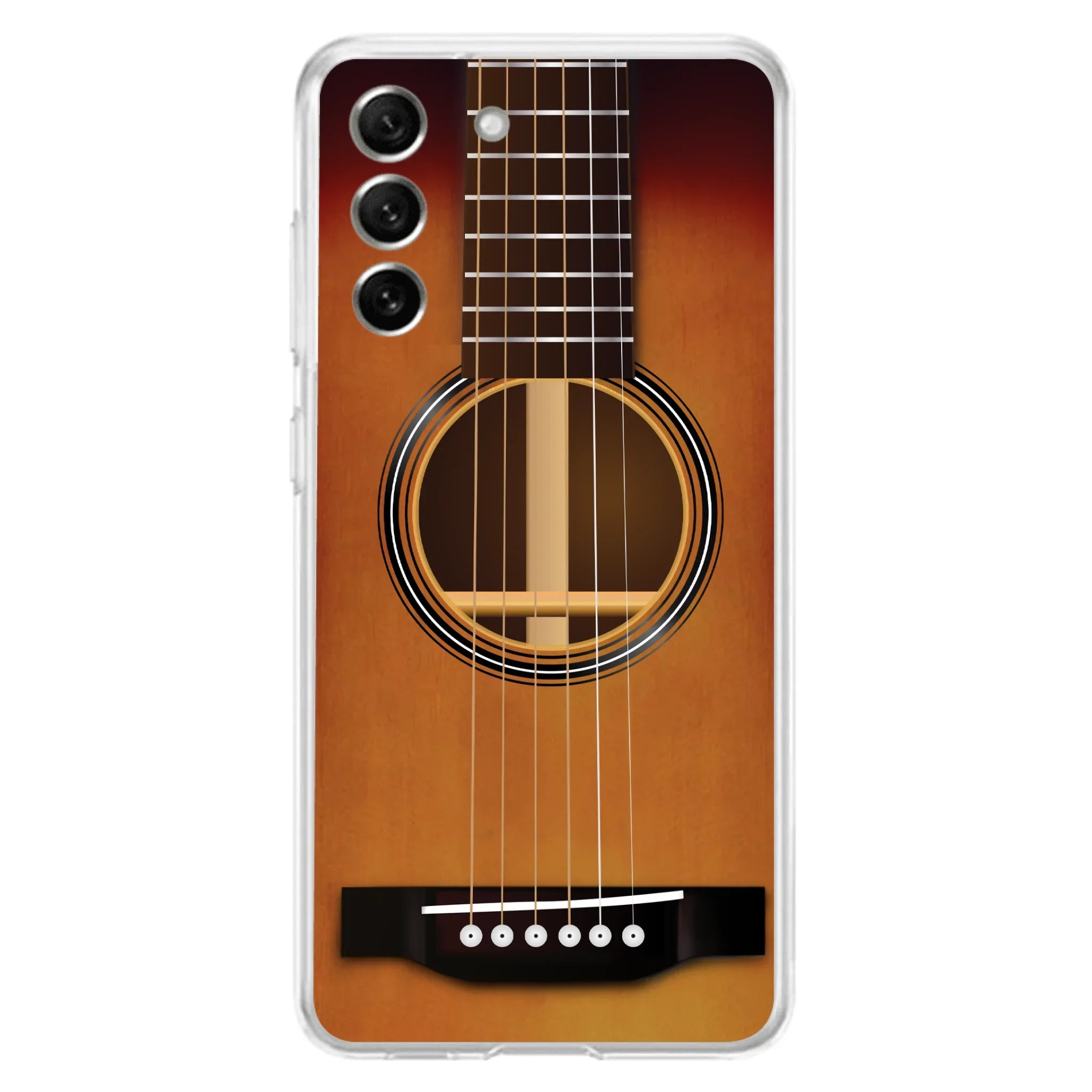 Custom Personalized Acoustic/Electric Guitar Phone Case - Best Gift For Guitarist - Case For iPhone And Samsung