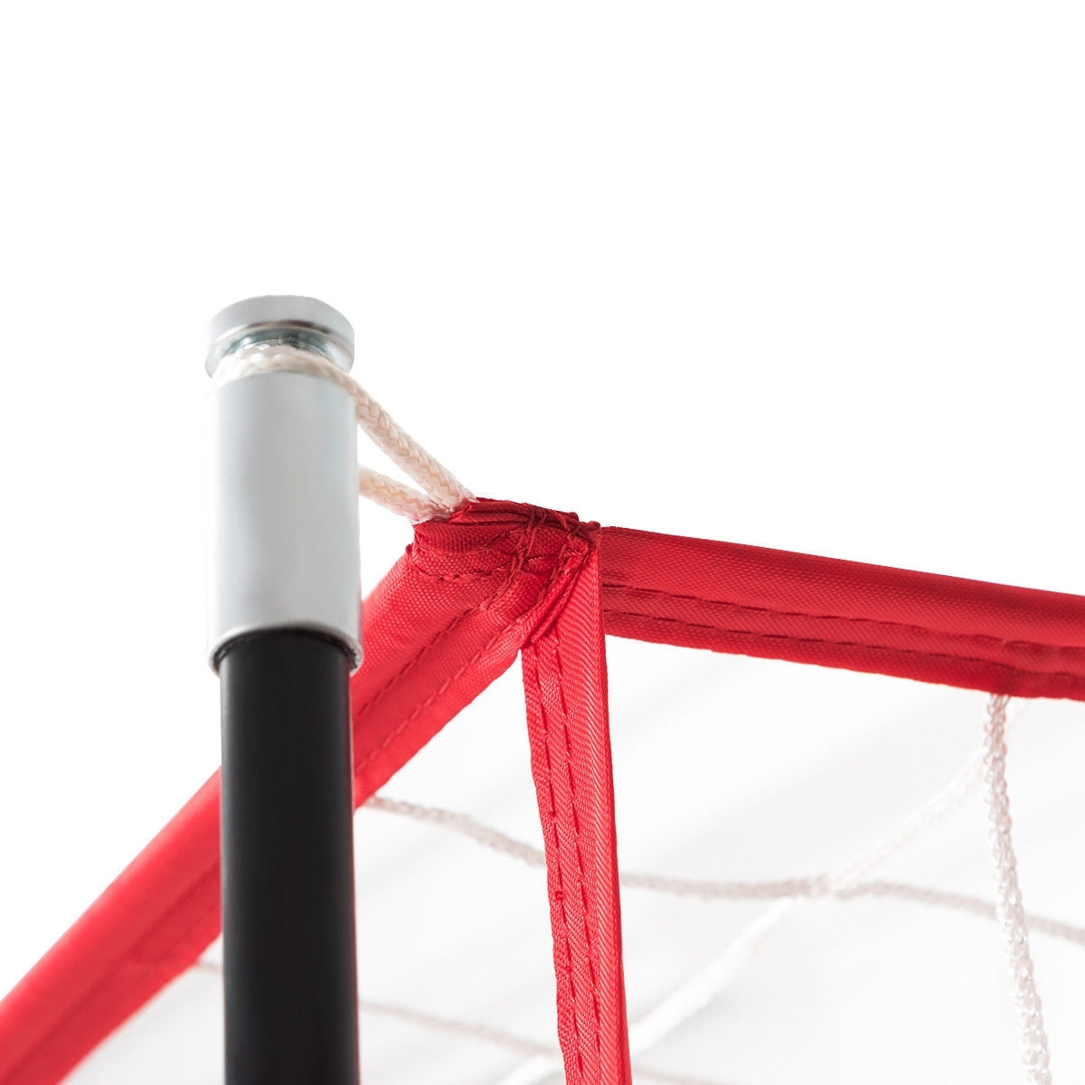 6/8/12 Feet Durable Bow Style Soccer Goal Net with Bag-12' x 6'