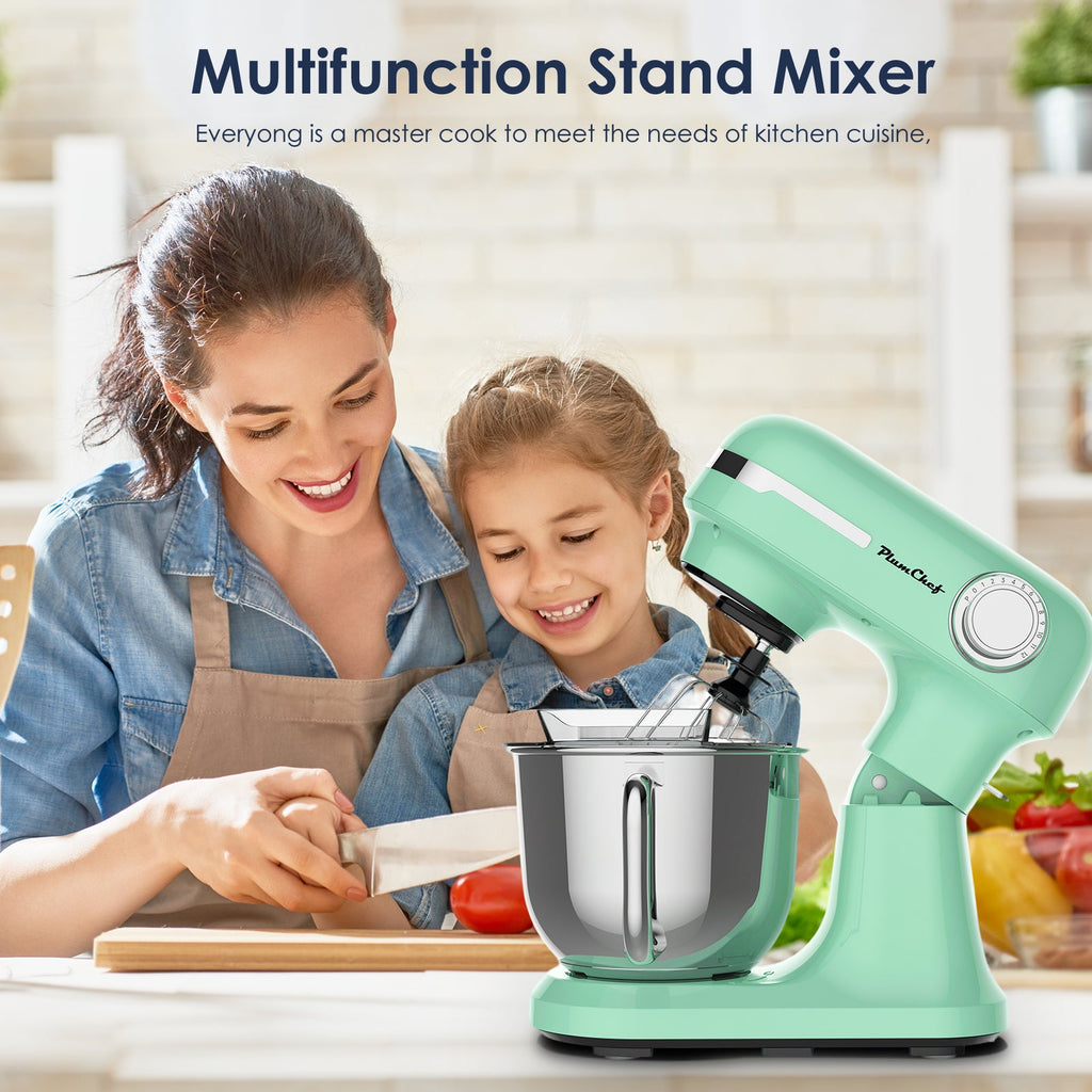 5.5QT/4.5QT Dual Bowls Electric Stand Mixer, 12-Speed Tilt-Head Food Mixer