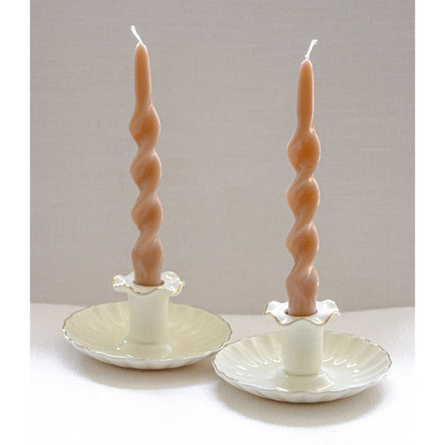 20 Caramel Swirl Candles - 10 Packs of 2