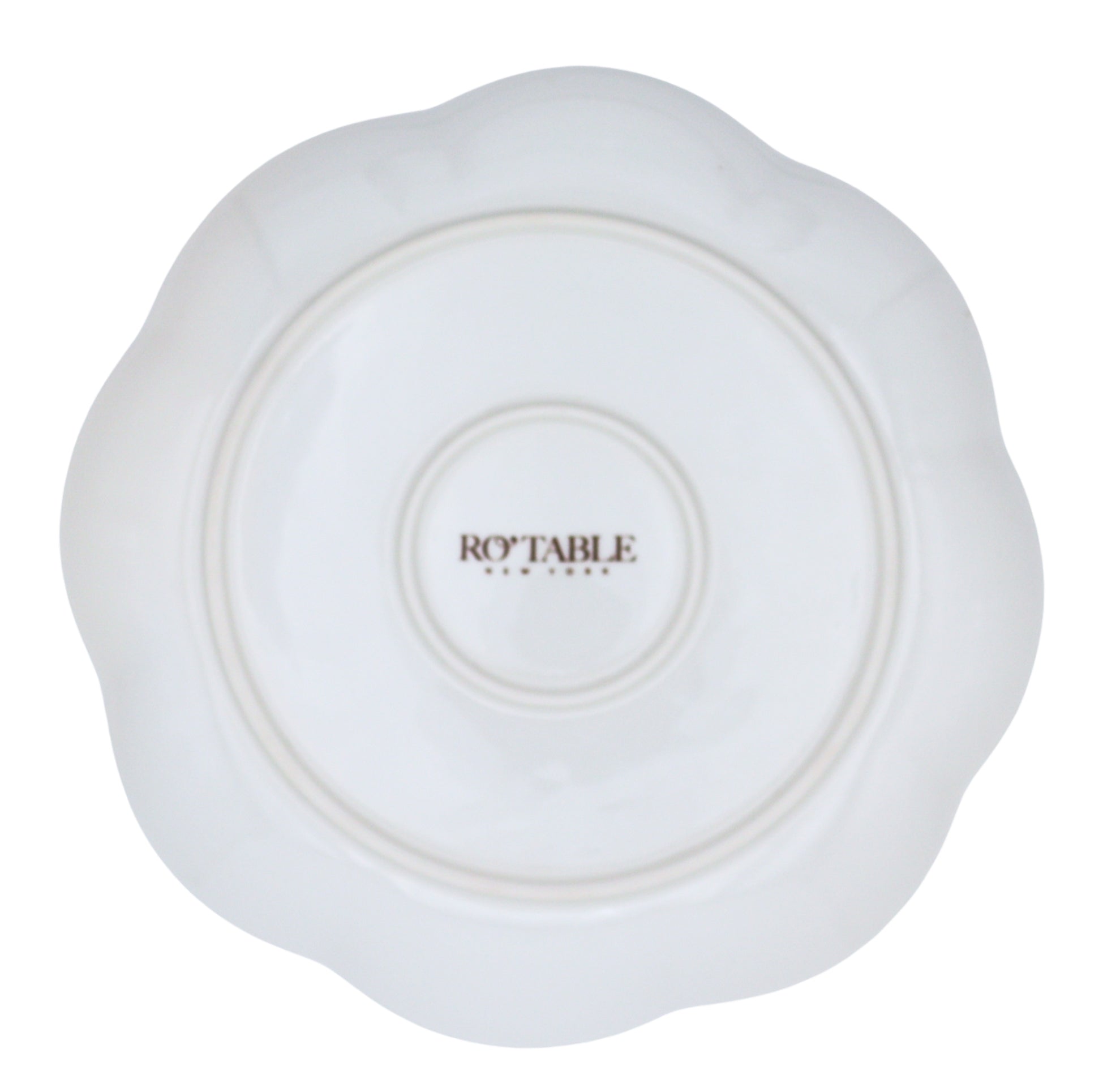 Fabled Flora Scalloped Starter Plate - Case of 12 Plates (+3 Bonus Plates)
