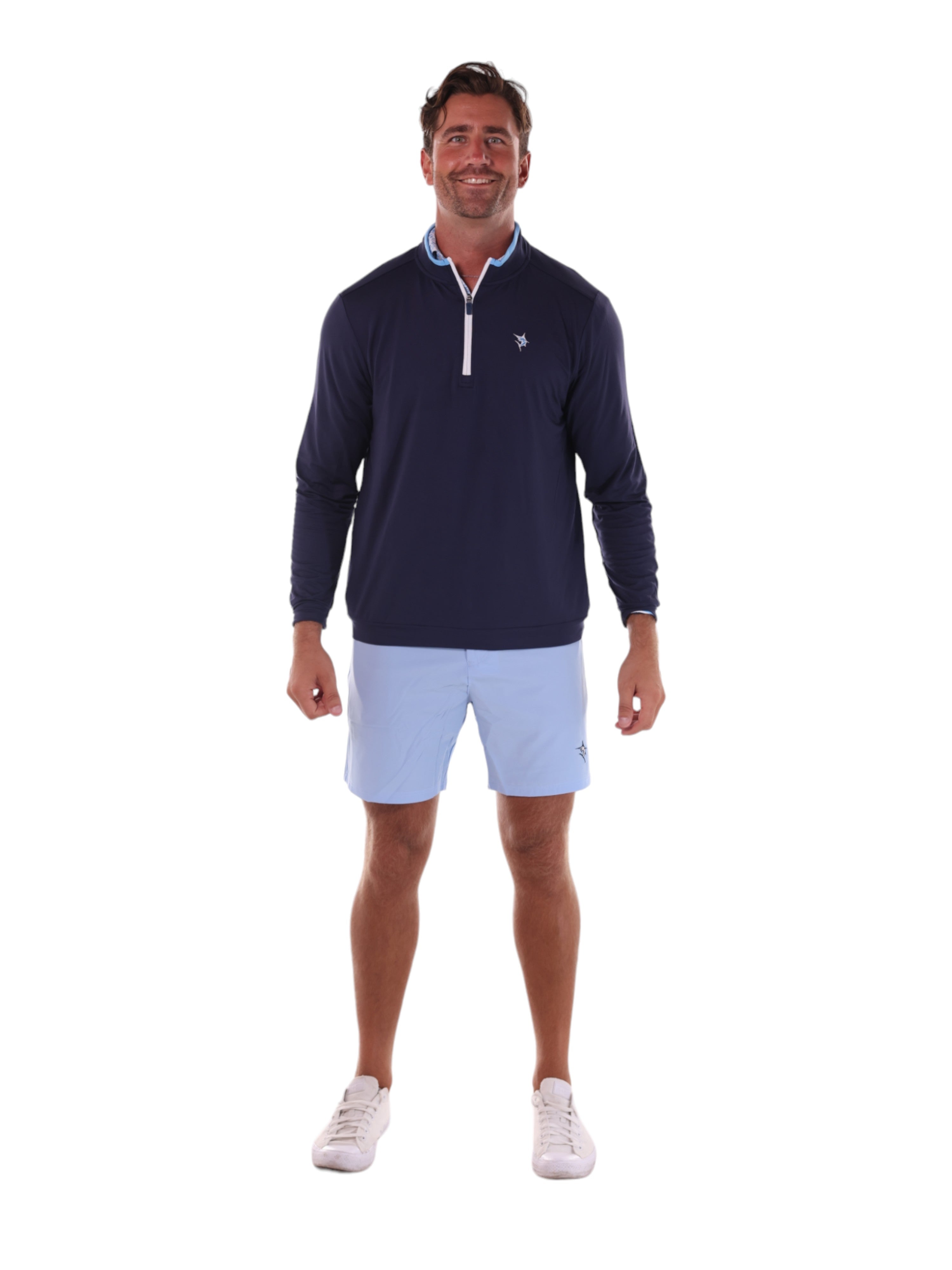 Long Beach Quarter Zip Ultra Soft Lightweight