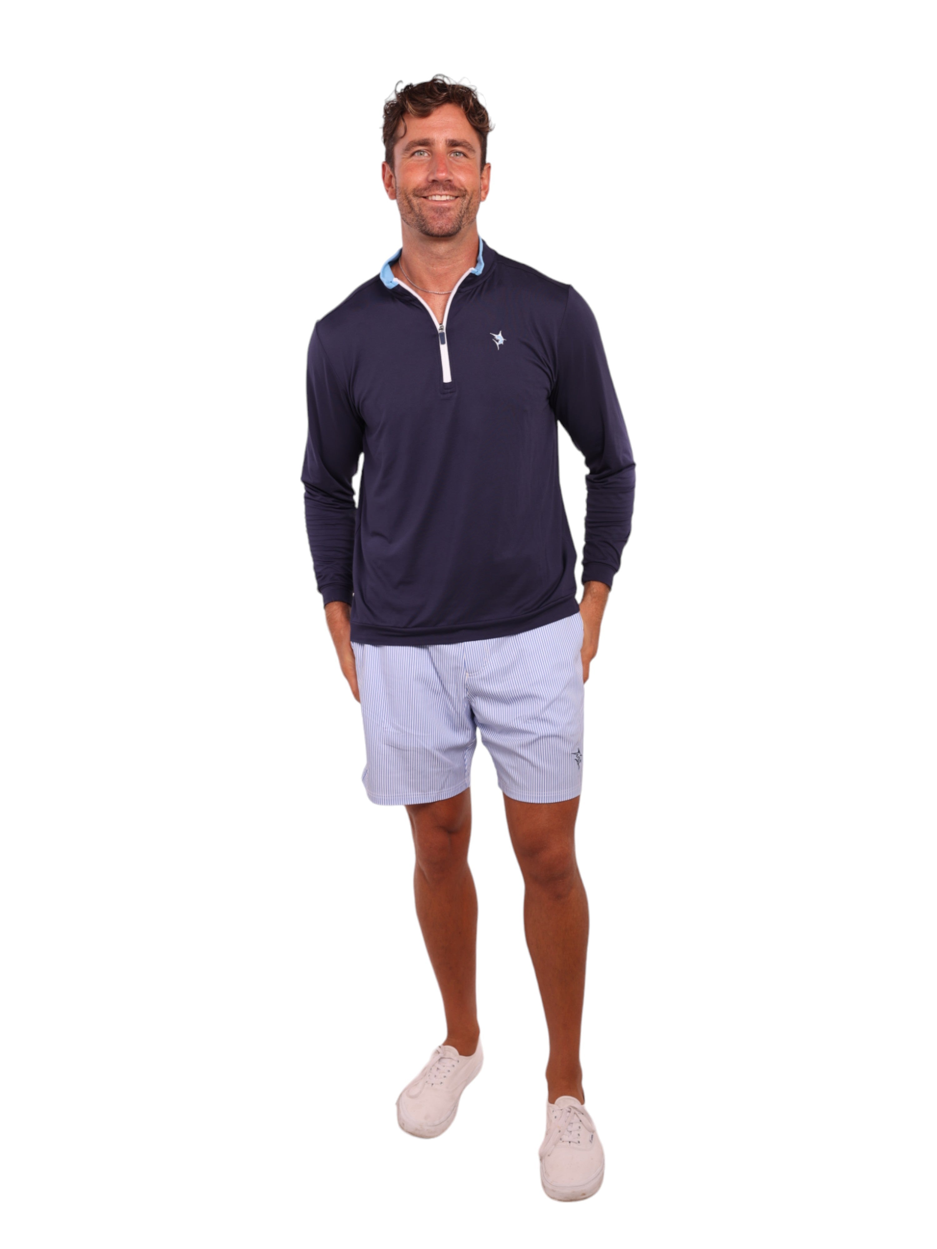 Long Beach Quarter Zip Ultra Soft Lightweight