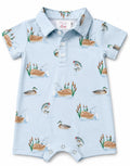 Lake Day Polo Shorty One-Piece