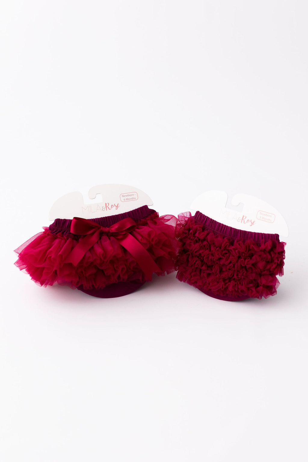 Maroon Ruffle Bum Bloomer