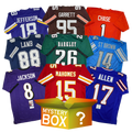 Active Stars Autographed/Signed Football Jersey Mystery Box with PSA JSA or Beckett COA