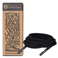 Black Round Elastic Stretch Shoelaces