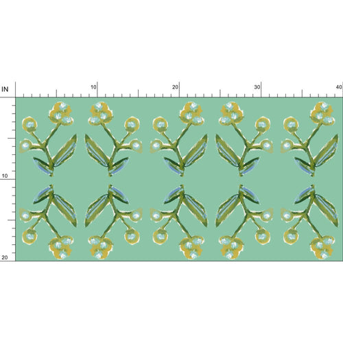 Antonia Fabric (Green & Citron)