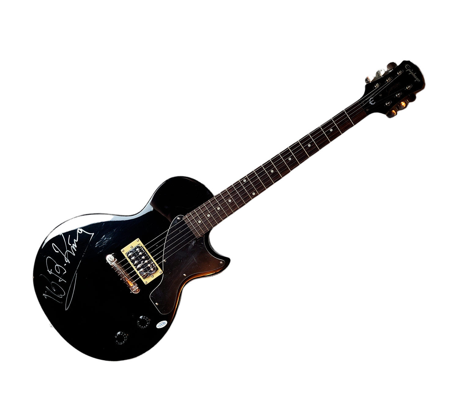 B.B. King Signed Autographed Gibson Epiphone Guitar UACC AFTAL RACC TS ACOA