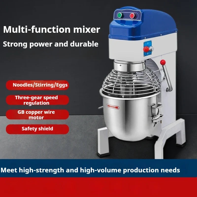Automatic Dough Mixer And Egg Beater For Bakeries Commercial Grade