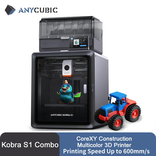 Anycubic Kobra S1 Combo 3D Printer With Auto Leveling
