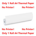 Portable A4 Thermal Printer Document Tattoo Printer Bluetooth Wireless Mini Printer Notes lmage Photo Printing Machine A4 Paper
