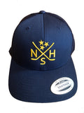 NSH X Hockey Sticks Hat Snapback (Navy/Navy)