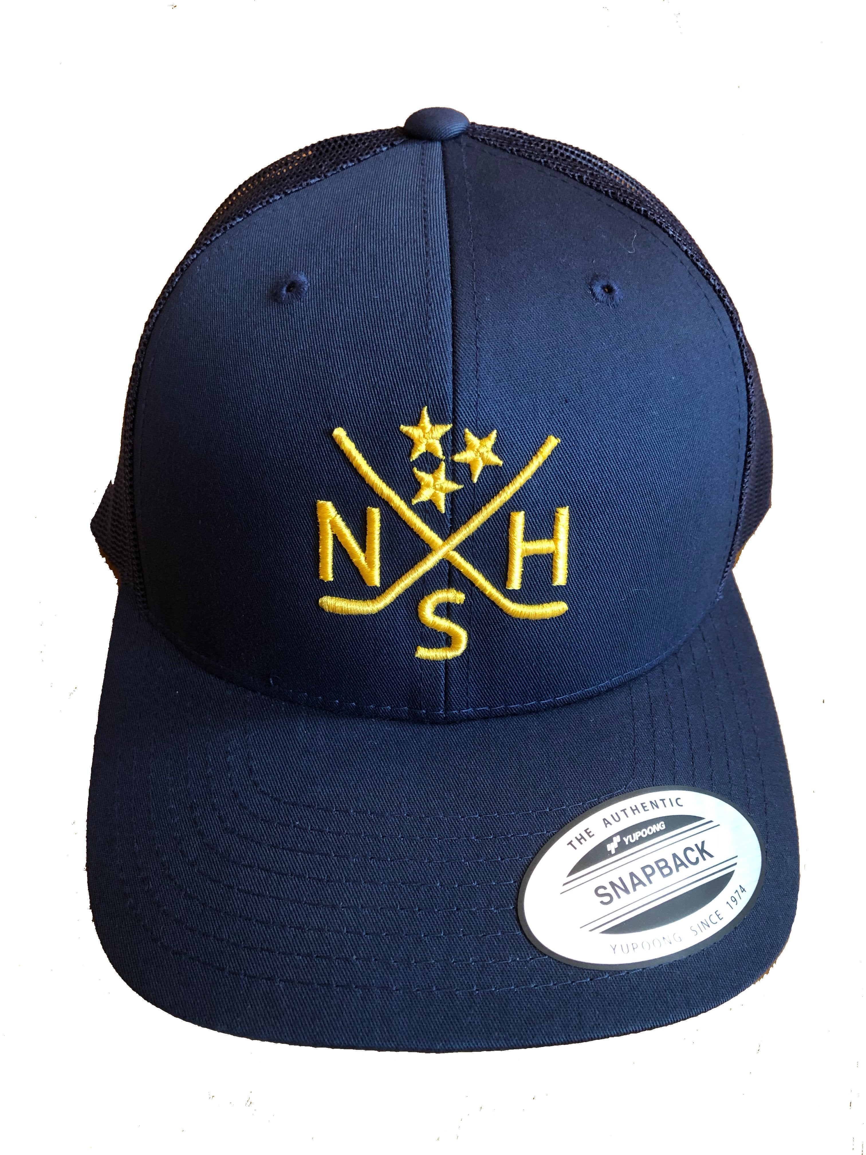 NSH X Hockey Sticks Hat Snapback (Navy/Navy)