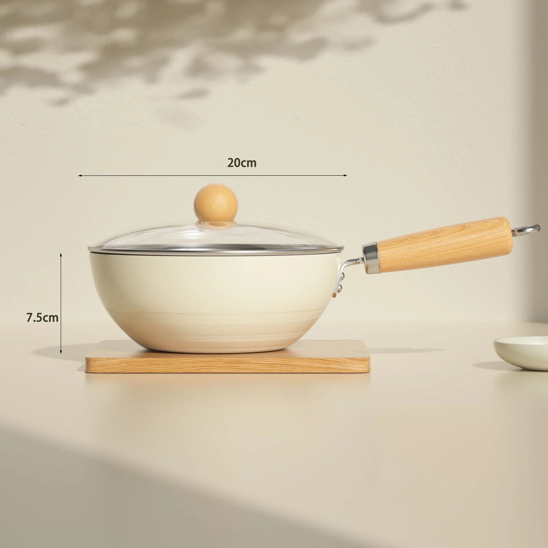 Mini Ceramic Non-Stick Frying Pan Wok Home Egg Steak Skillet Pancake Fried Induction Cooker Gas Stove Saucepan Kitchen Cookware