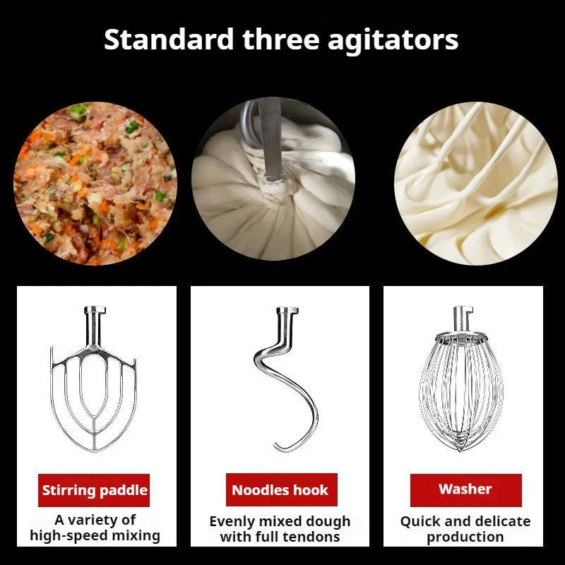Automatic Dough Mixer And Egg Beater For Bakeries Commercial Grade