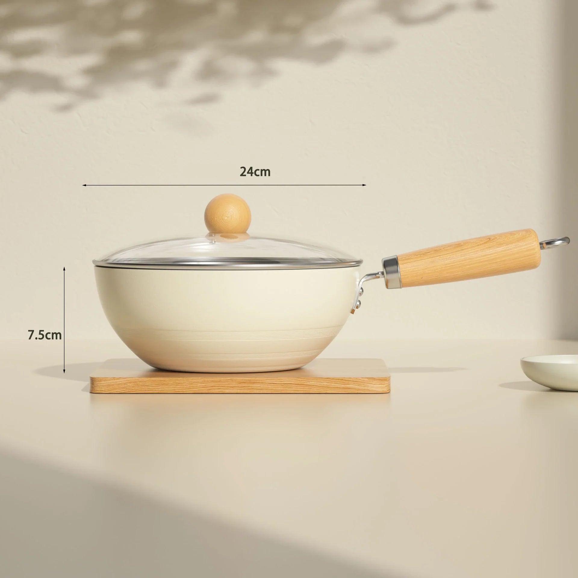 Mini Ceramic Non-Stick Frying Pan Wok Home Egg Steak Skillet Pancake Fried Induction Cooker Gas Stove Saucepan Kitchen Cookware