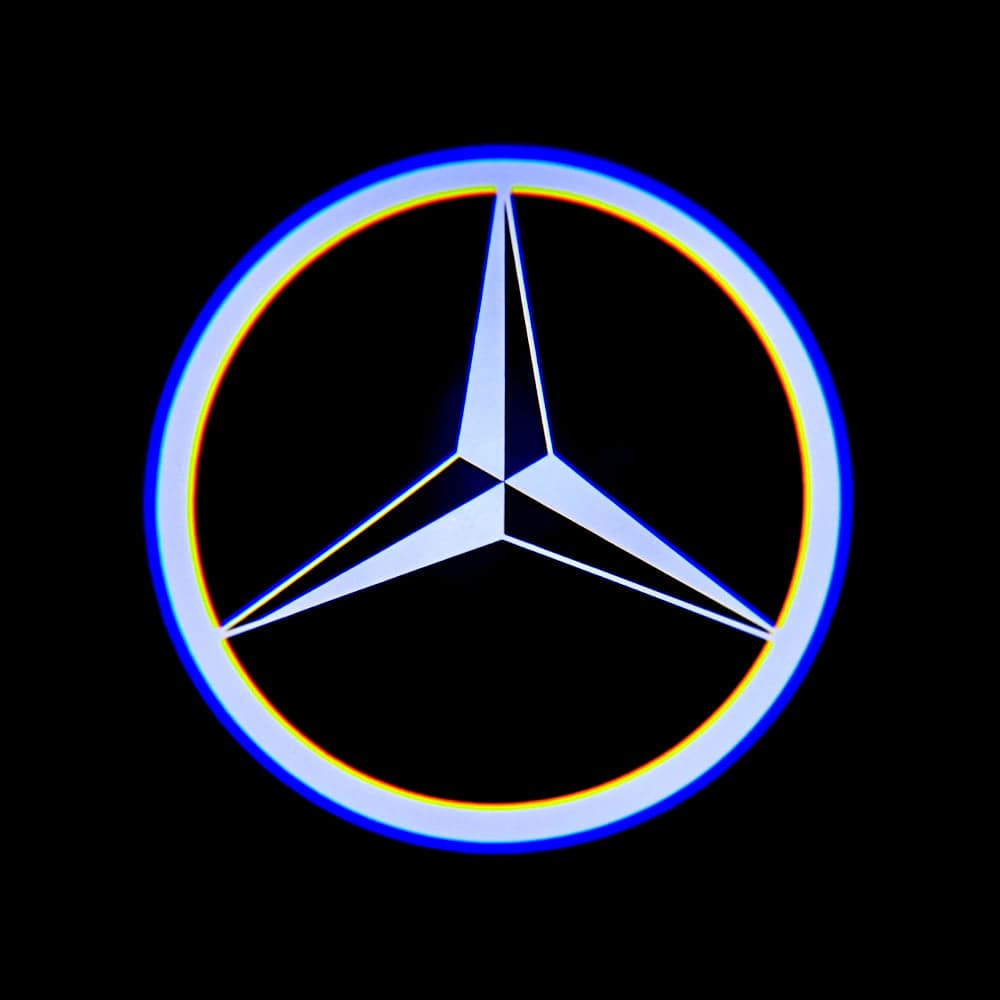 Mercedes-Benz C-Class 4th Gen AMG C63/C63 S Coupe/Cabriolet 2 Doors Premium Door Puddle Lights Various Designs 2016-2021