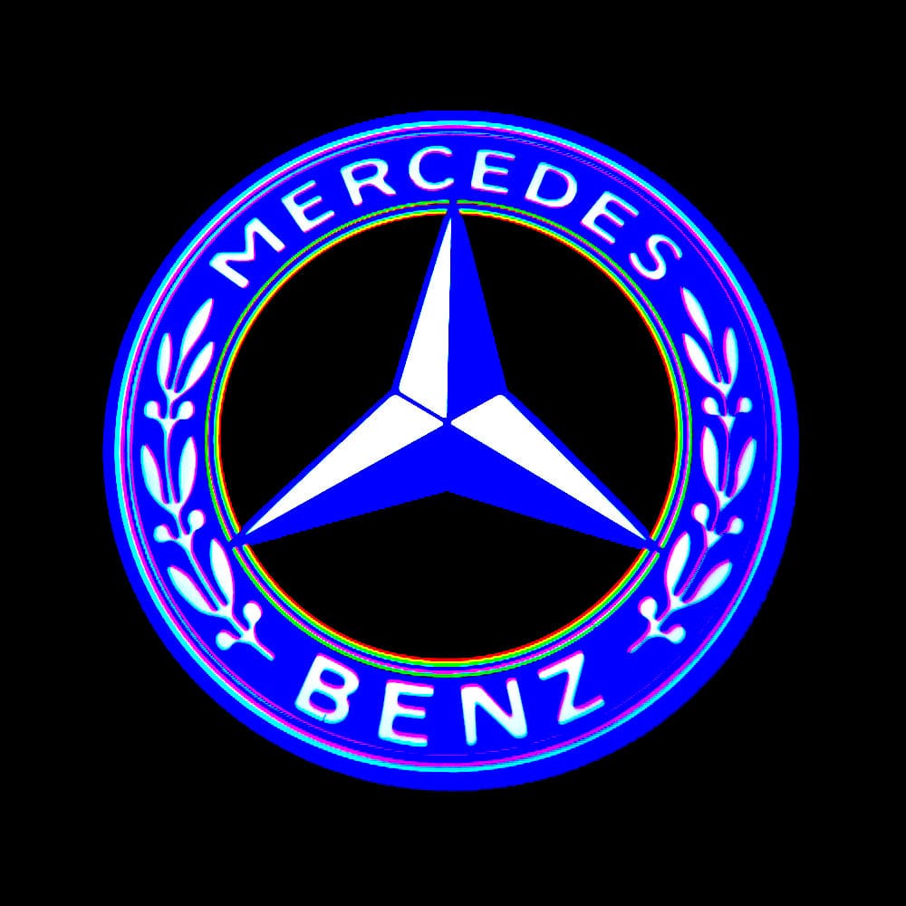 Mercedes-Benz C-Class C204 3rd Gen Coupe 2 Doors Premium Door Puddle Lights Various Designs 2012-2015