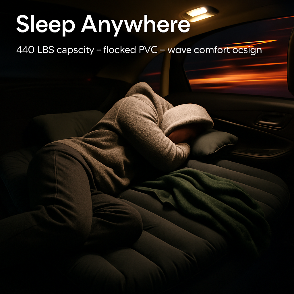 Car Air Mattress Bed for Travel and Camping