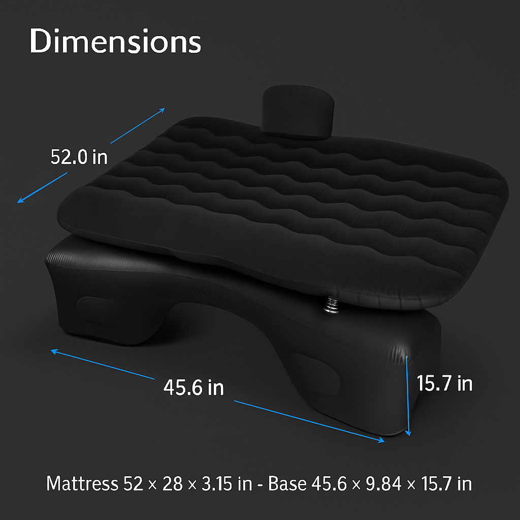 Car Air Mattress Bed for Travel and Camping