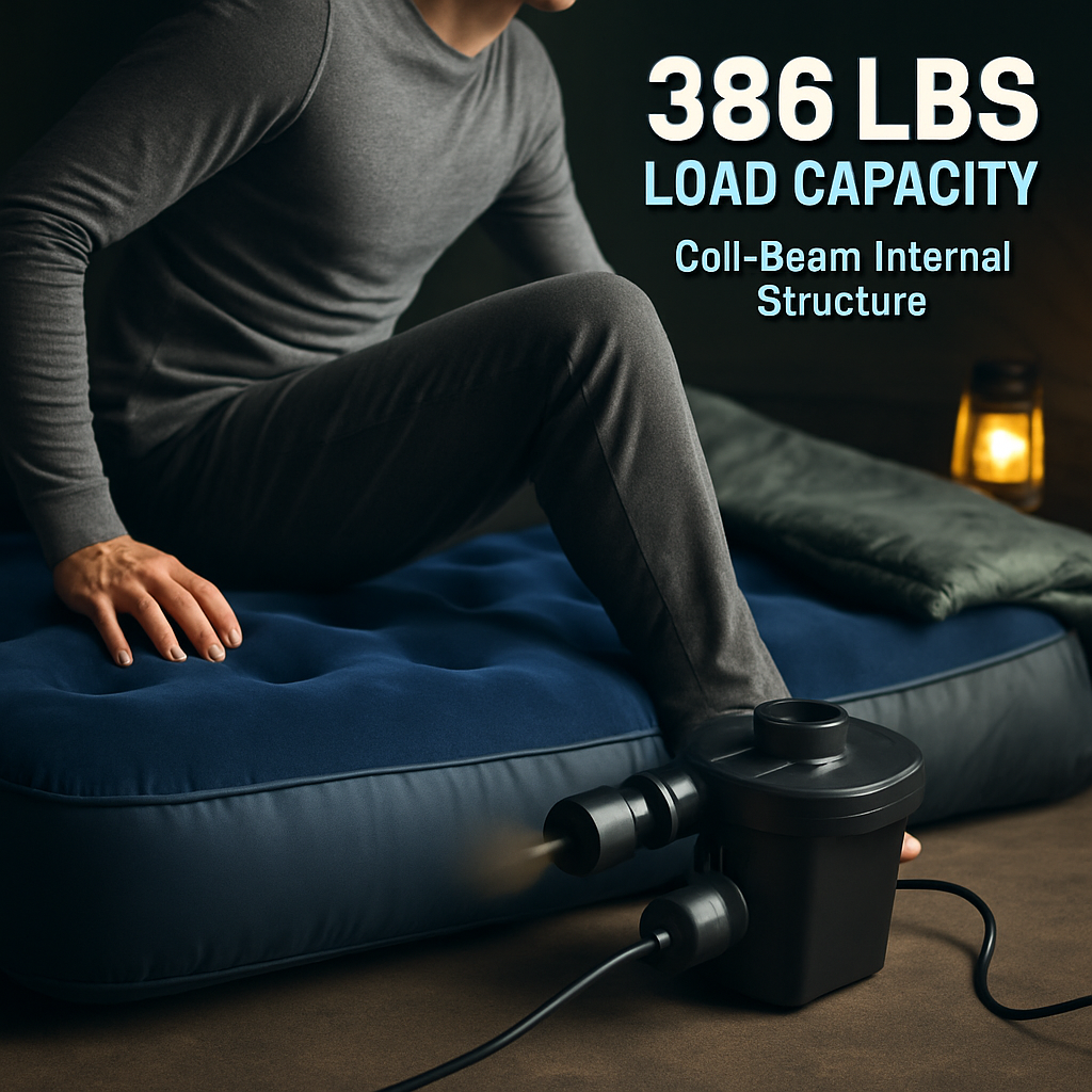 Inflatable Air Mattress for Home and Camping