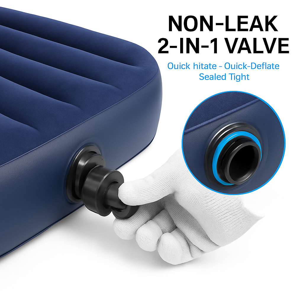 Inflatable Air Mattress for Home and Camping