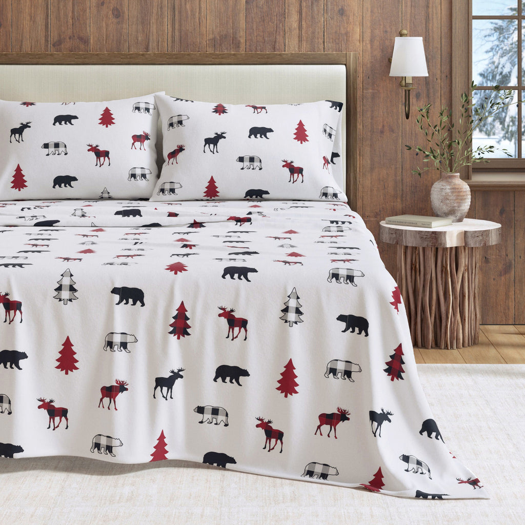100% Turkish Cotton Flannel Sheet Sets - Boulder Collection