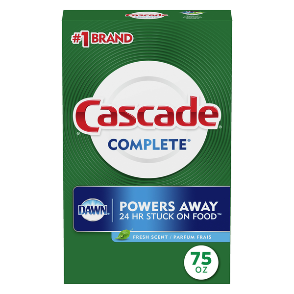 Cascade Powder Dishwasher Detergent, Fresh Scent