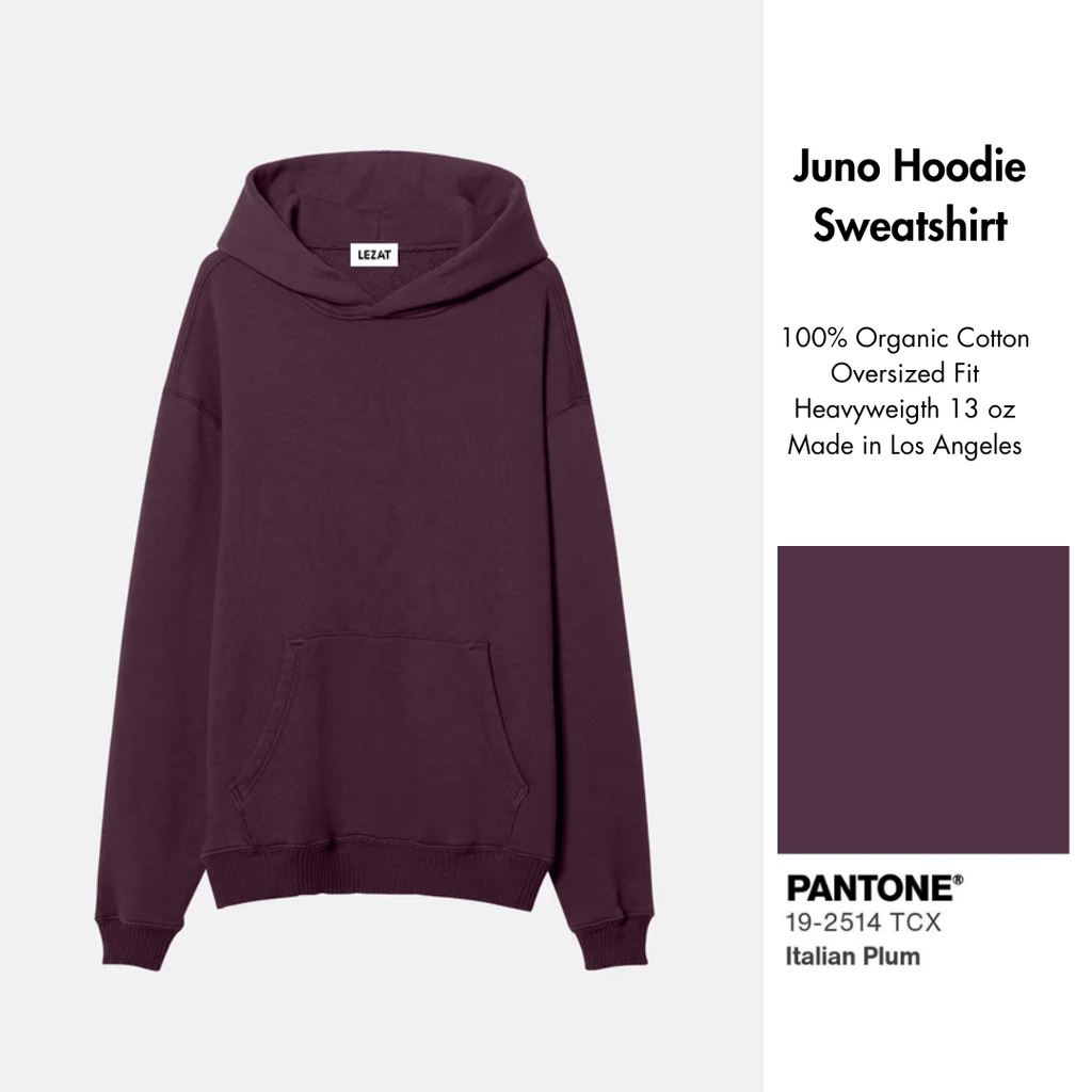 Juno Organic Cotton Oversized Heavyweight Hoodie Sweatshirt