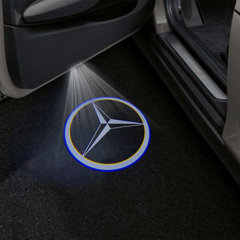 Mercedes-Benz C-Class 4th Gen AMG C63/C63 S Coupe/Cabriolet 2 Doors Premium Door Puddle Lights Various Designs 2016-2021