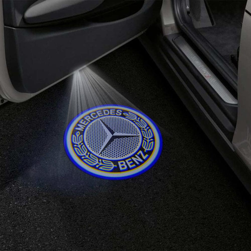 Mercedes-Benz C-Class 4th Gen AMG C63/C63 S Coupe/Cabriolet 2 Doors Premium Door Puddle Lights Various Designs 2016-2021