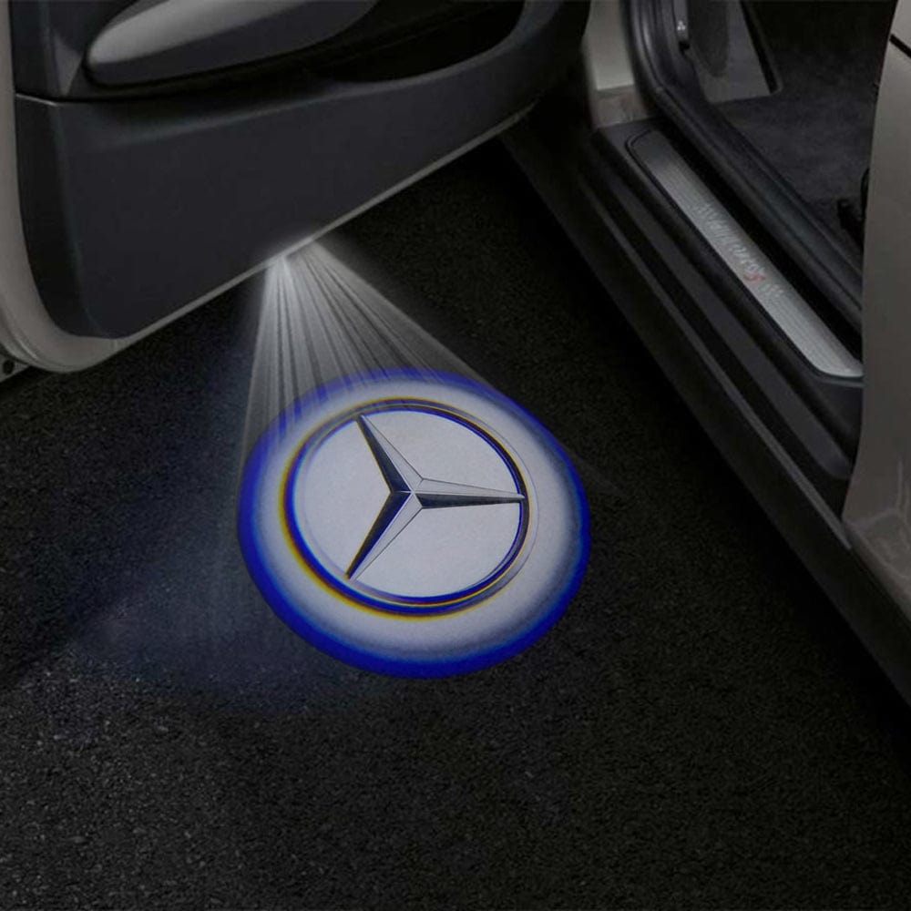 Mercedes-Benz C-Class C204 3rd Gen Coupe 2 Doors Premium Door Puddle Lights Various Designs 2012-2015