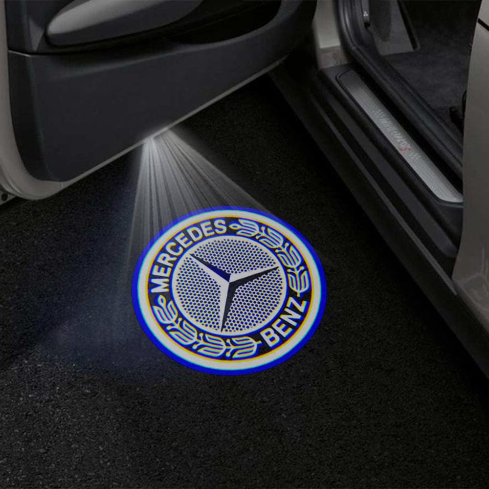 Mercedes-Benz C-Class C204 3rd Gen Coupe 2 Doors Premium Door Puddle Lights Various Designs 2012-2015