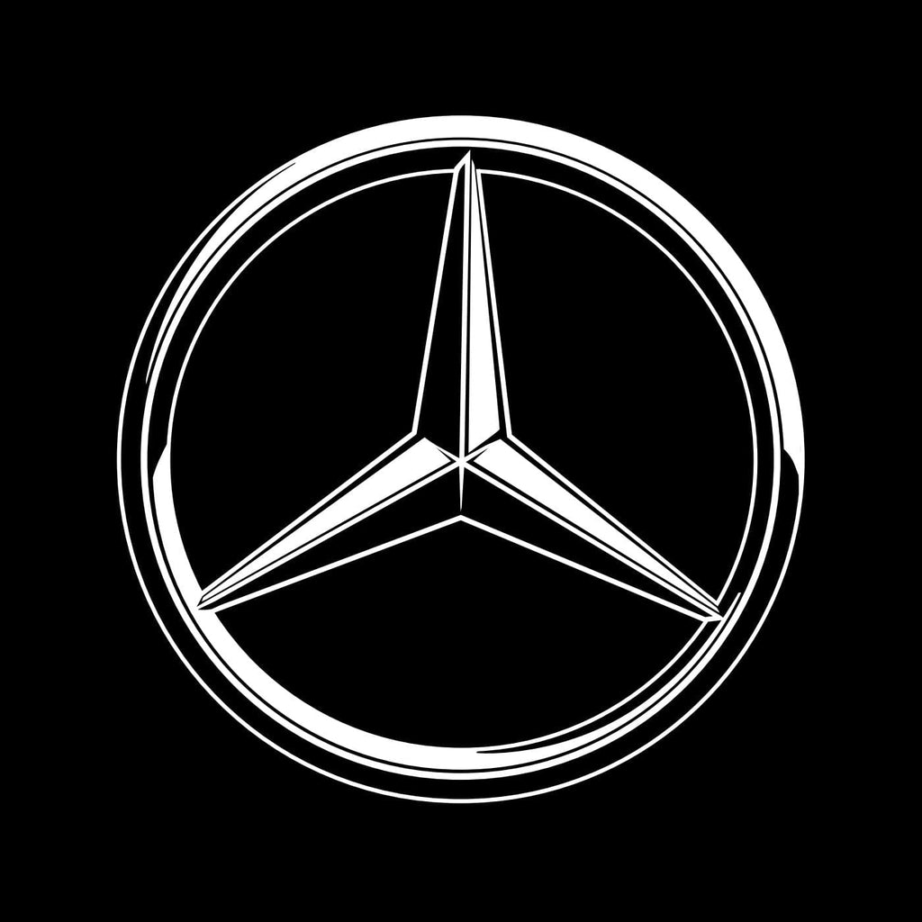 Mercedes-Benz C-Class AMG C63/C63 S Sedan 4 Doors 4th Gen W205 Premium Door Puddle Lights Various Designs 2015-2021