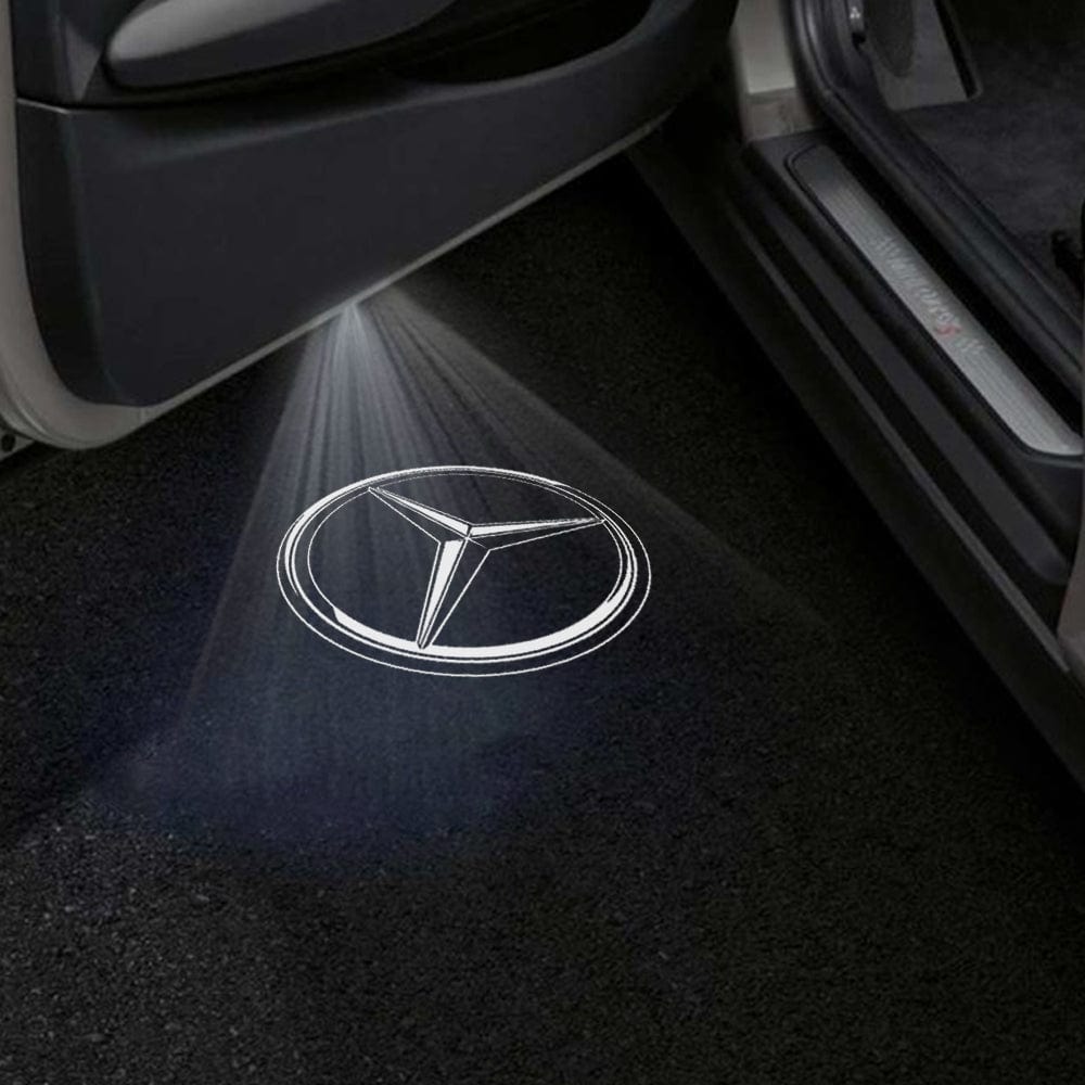 Mercedes-Benz C-Class AMG C63/C63 S Sedan 4 Doors 4th Gen W205 Premium Door Puddle Lights Various Designs 2015-2021