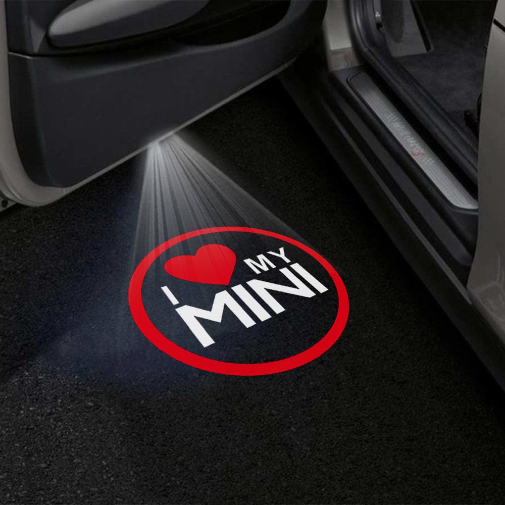 Mini Hatch 4th Gen Premium Door Puddle Lights Various Designs 2025-2026