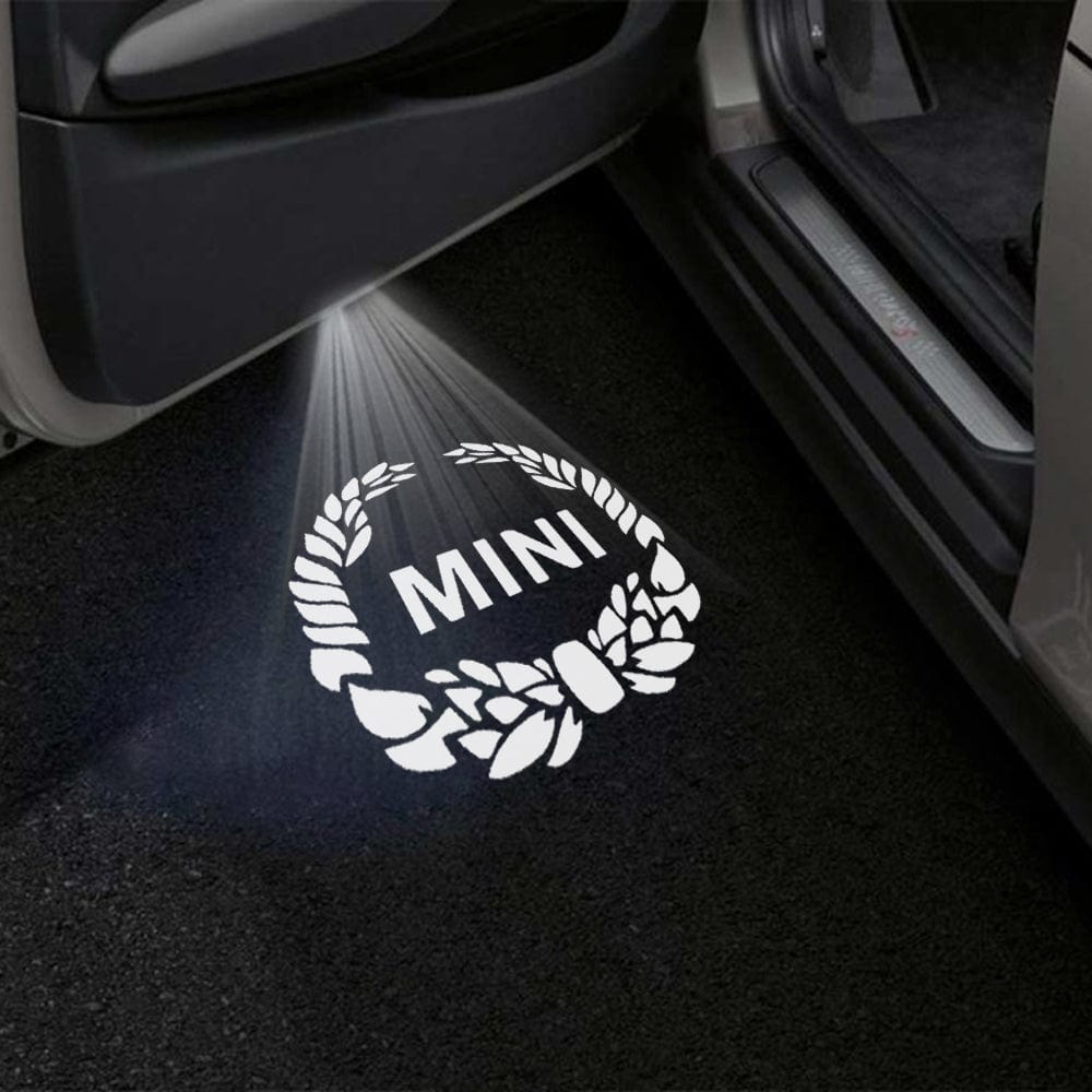 Mini Hatch 4th Gen Premium Door Puddle Lights Various Designs 2025-2026