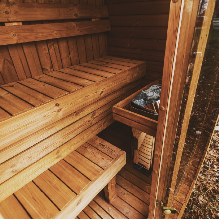 Mande MW20 Outdoor ThermoWood Sauna – Premium Backyard Relaxation by Patio Elegance