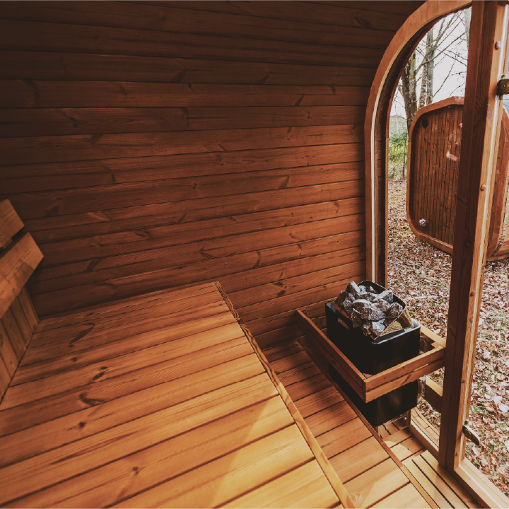Mande Sauna MW12 ThermoWood for Your Perfect Backyard Retreat