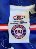 USA Hockey Officially Licensed Miracle on Ice 1980 Team Jersey White Polo-Adult