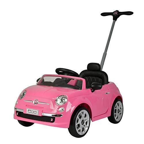 Pretty in Pink Fiat 500 Push Car for Little Ones