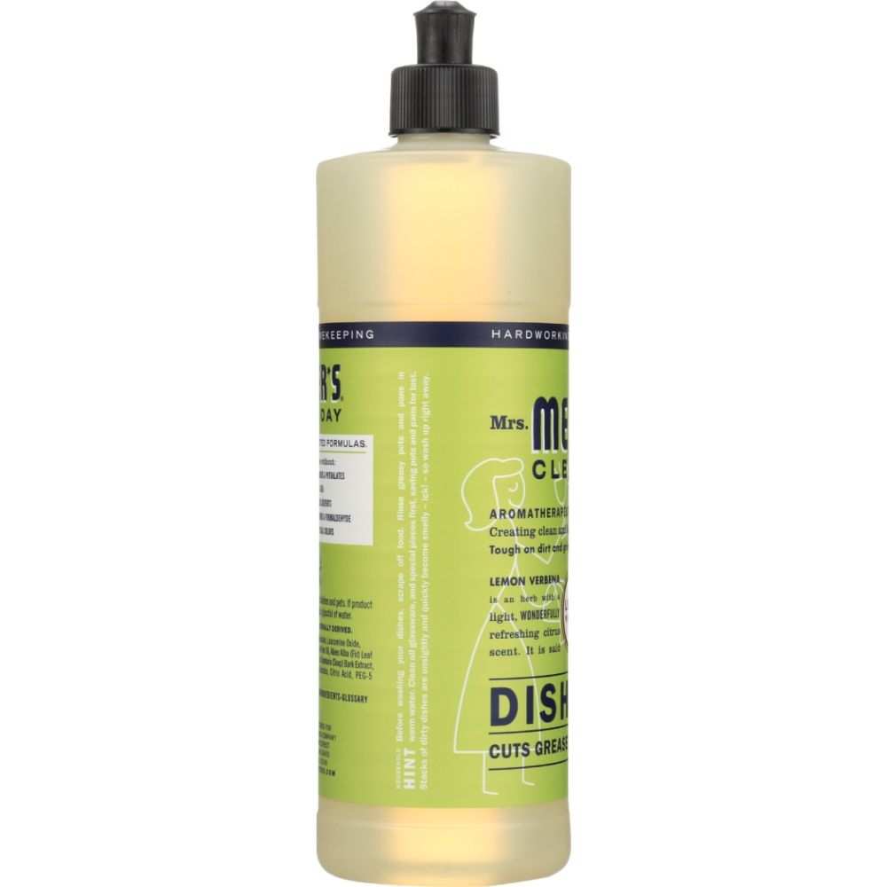 Mrs Meyers Clean Day: Lemon Verbena Dish Soap - Brighten Your Dishes 16 oz