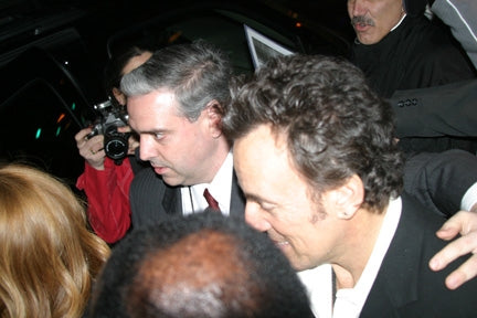 Bruce Springsteen Signed Autographed Custom Fender Graphics Photo Guitar ACOA